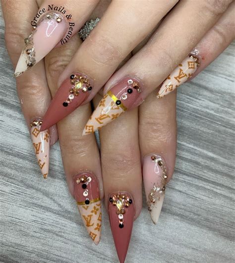 lv nail design ideas